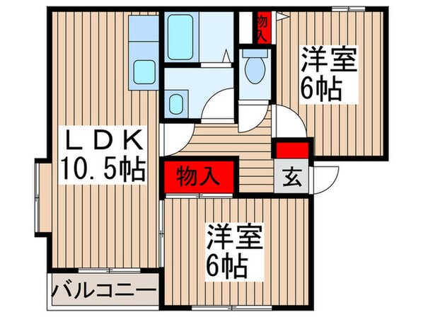 マノワール季史　Ａの物件間取画像